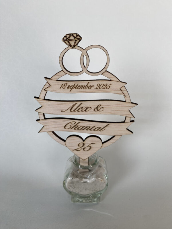 taarttopper groot-huwelijk-datum-namen-cijfer-hout-gepersonaliseerd-acvdesign